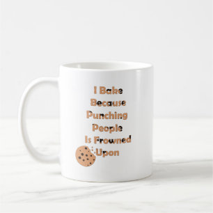 Mug L'Humour de Baker : Je fais cuire parce que je pun