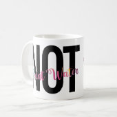 Mug L'Humour de l'artiste, Café NON Peindre l'eau drôl (Devant gauche)