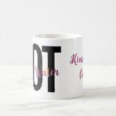 Mug L'Humour de l'artiste, Café NON Peindre l'eau drôl (Centre)