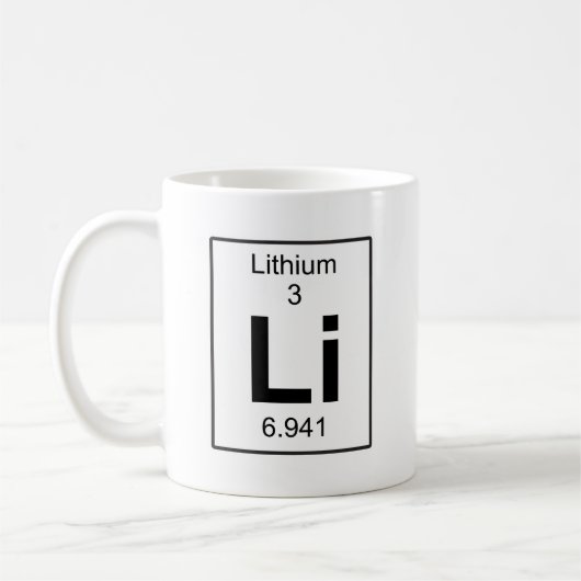 Mug Li - lithium (Gauche)