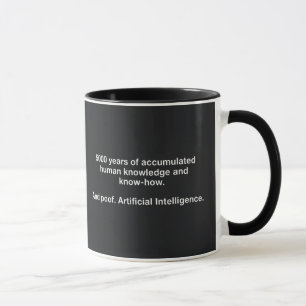 Mug L'IA 5000 ans de connaissances humaines accumulées