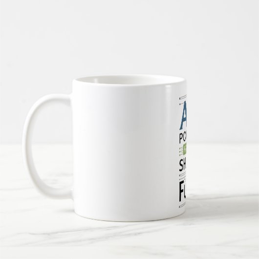 Mug L'IA favorise le progrès - Façonner l'avenir (Gauche)
