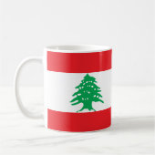 Mug Liban Drapeau en céramique Musique (Gauche)