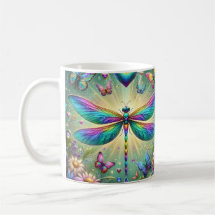 Mug Libellule Arc-en-Ciel