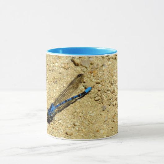 Mug - libellule bleue (Centre)