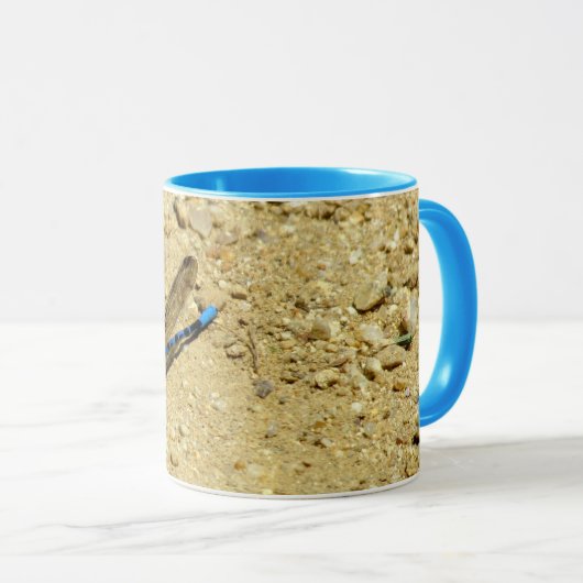 Mug - libellule bleue (Devant droit)