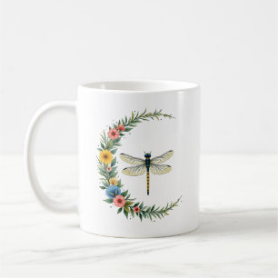 Mug Libellule Bohème Croissant de Lune Signe de Paix H