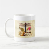 Mug Libellule Botanique Nature Faune Hoefnagel Art (Gauche)