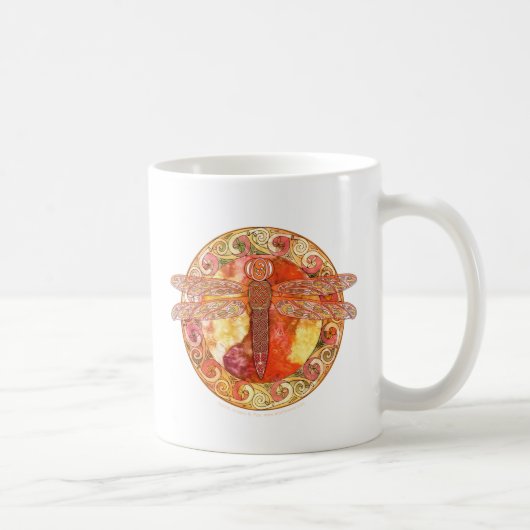 Mug Libellule celtique chaude (Droite)