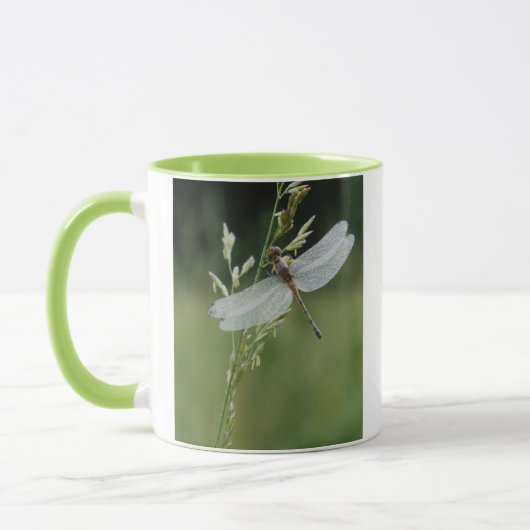 Mug Libellule Darner couverte de rosée (Gauche)