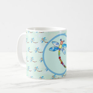Mug Libellule de perle personnalisée