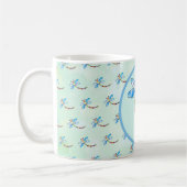 Mug Libellule de perle personnalisée (Gauche)