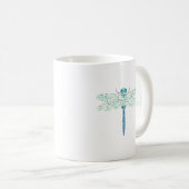 Mug Libellule en points (Devant droit)