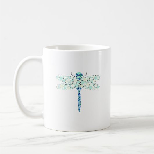 Mug Libellule en points (Gauche)