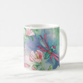 Mug libellule florale (Devant droit)