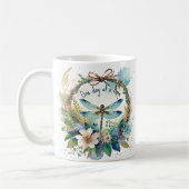 Mug libellule florale Un jour à la fois (Gauche)