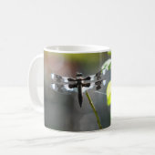 Mug Libellule noire et blanche (Devant gauche)