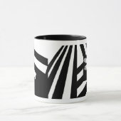 Mug Libellule noire et blanche (Centre)