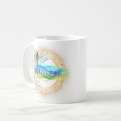 Mug Libellule Personnalisée (Devant gauche)