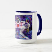 Mug Libellule Psychédélique Surréaliste (Devant droit)