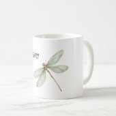 Mug Libellule Rêve Menthe (Devant droit)