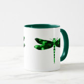 Mug Libellule verte (Devant droit)