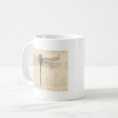 Mug Libellule Vintage Antique Classique Nature (Devant gauche)