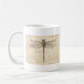 Mug Libellule Vintage Antique Classique Nature (Gauche)