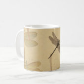 Mug Libellule Vintage Antique Classique Nature (Devant gauche)
