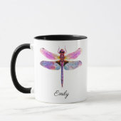Mug Libellule Vive Personnalisée (Gauche)
