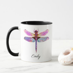 Mug Libellule Vive Personnalisée