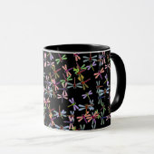 mug libellules colorées (Devant droit)