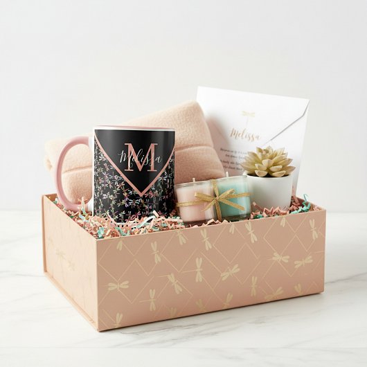 Mug Libellules colorées personnalisées