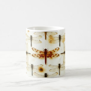 Mug Libellules de jardin vintage Libellules Insectes