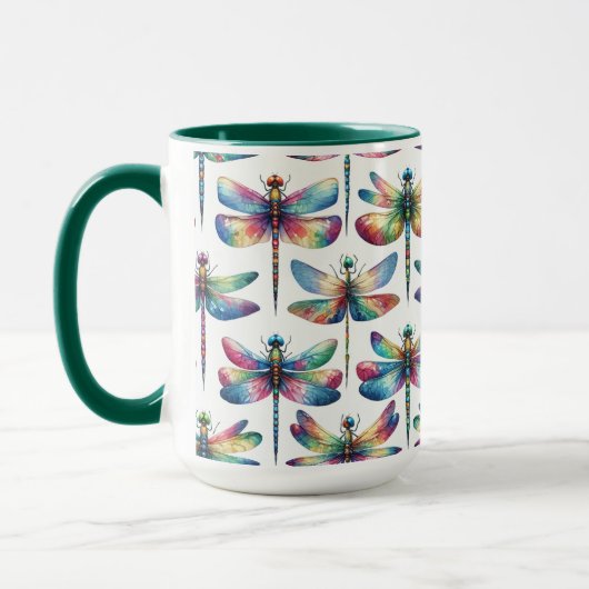 Mug Libellules Kaléidoscope (Gauche)