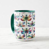 Mug Libellules Kaléidoscope (Devant gauche)