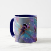 Mug libellules violettes et bleues (Devant gauche)