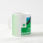 Mug Libera d'espéranto/"de Tute, aera de birdo de (Devant gauche)