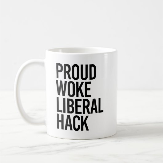 Mug libéral éveillé fier et hacker (Gauche)