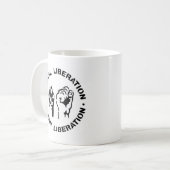 Mug Libération animale - libération humaine (Devant gauche)