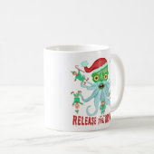 Mug Libération drôle de Noël le Kringle le père noël (Devant droit)