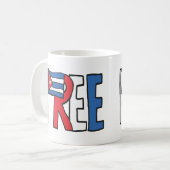 Mug Libérer Cuba (Devant gauche)