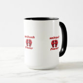 Mug Libérer la puissance de la boîte (Devant droit)