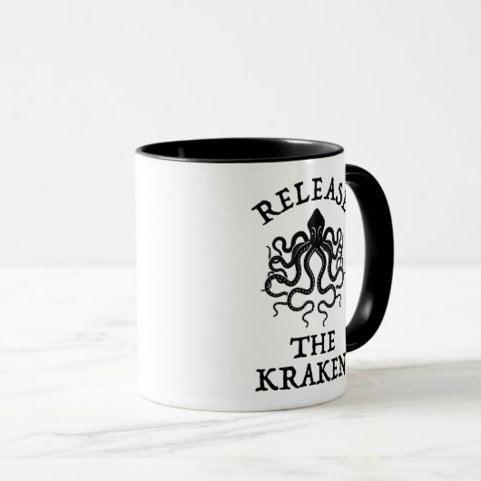 Mug Libérez Kraken (Devant droit)