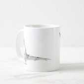 Mug Libérez la batte coupée la queue (Devant gauche)