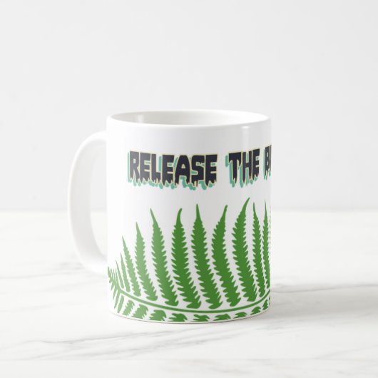 Mug Libérez la fougère ! (Devant gauche)