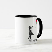 Mug Libérez la Palestine, génocide de Gaza (Devant droit)