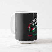 Mug Libérez la Palestine pour mettre fin à l'apartheid (Devant gauche)