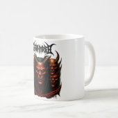 Mug Libérez le chaos - Tee Armée Démon Métal Mort" (Devant droit)