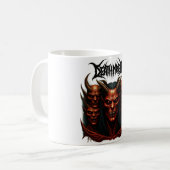 Mug Libérez le chaos - Tee Armée Démon Métal Mort" (Devant gauche)